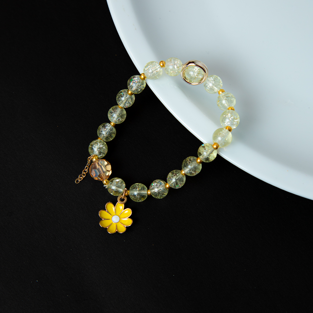 Glitter Beads Bracelet [D- 1006]