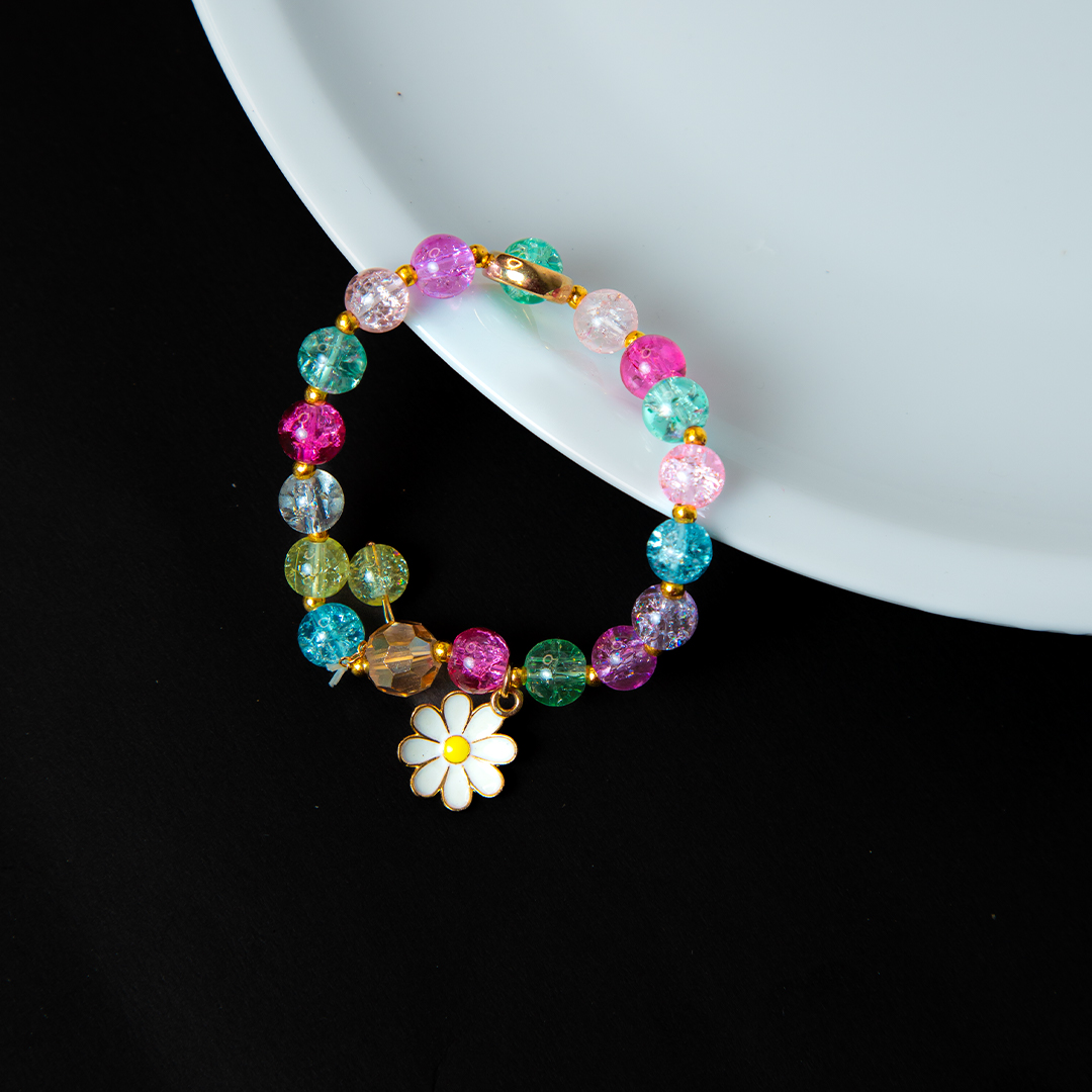 Glitter Beads Bracelet [D- 1006]