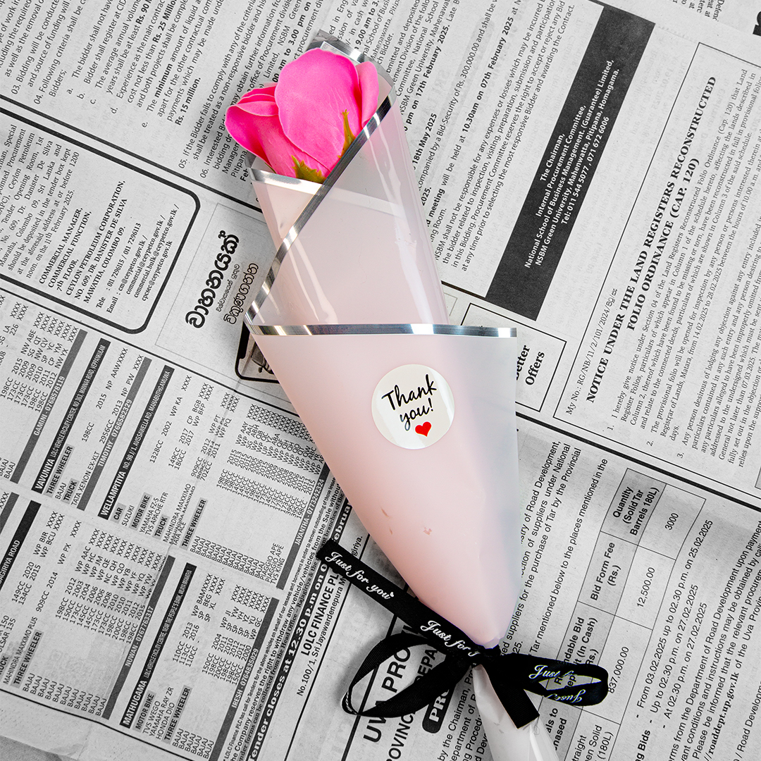 Cute Love Rose Flower  (D- 1120)