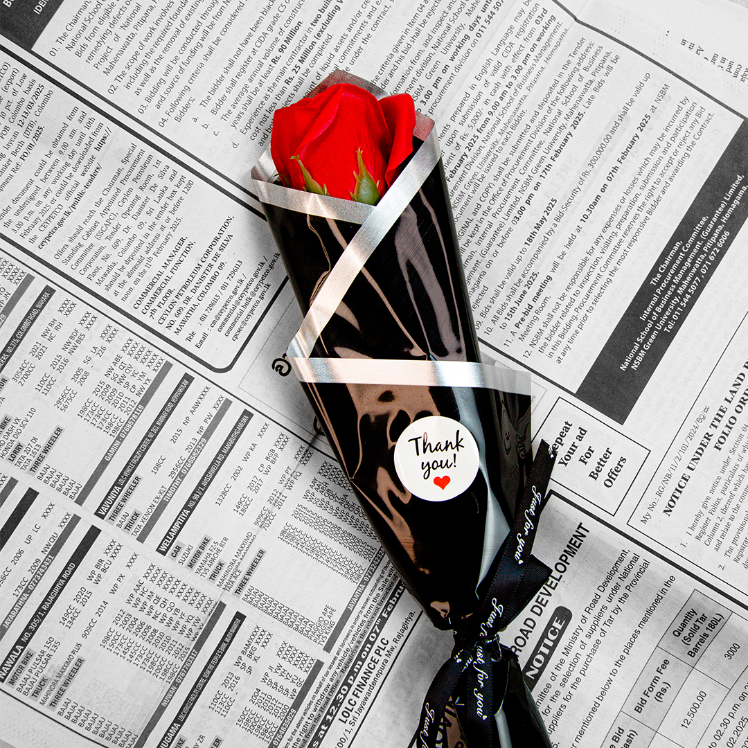 Cute Love Rose Flower  (D- 1120)