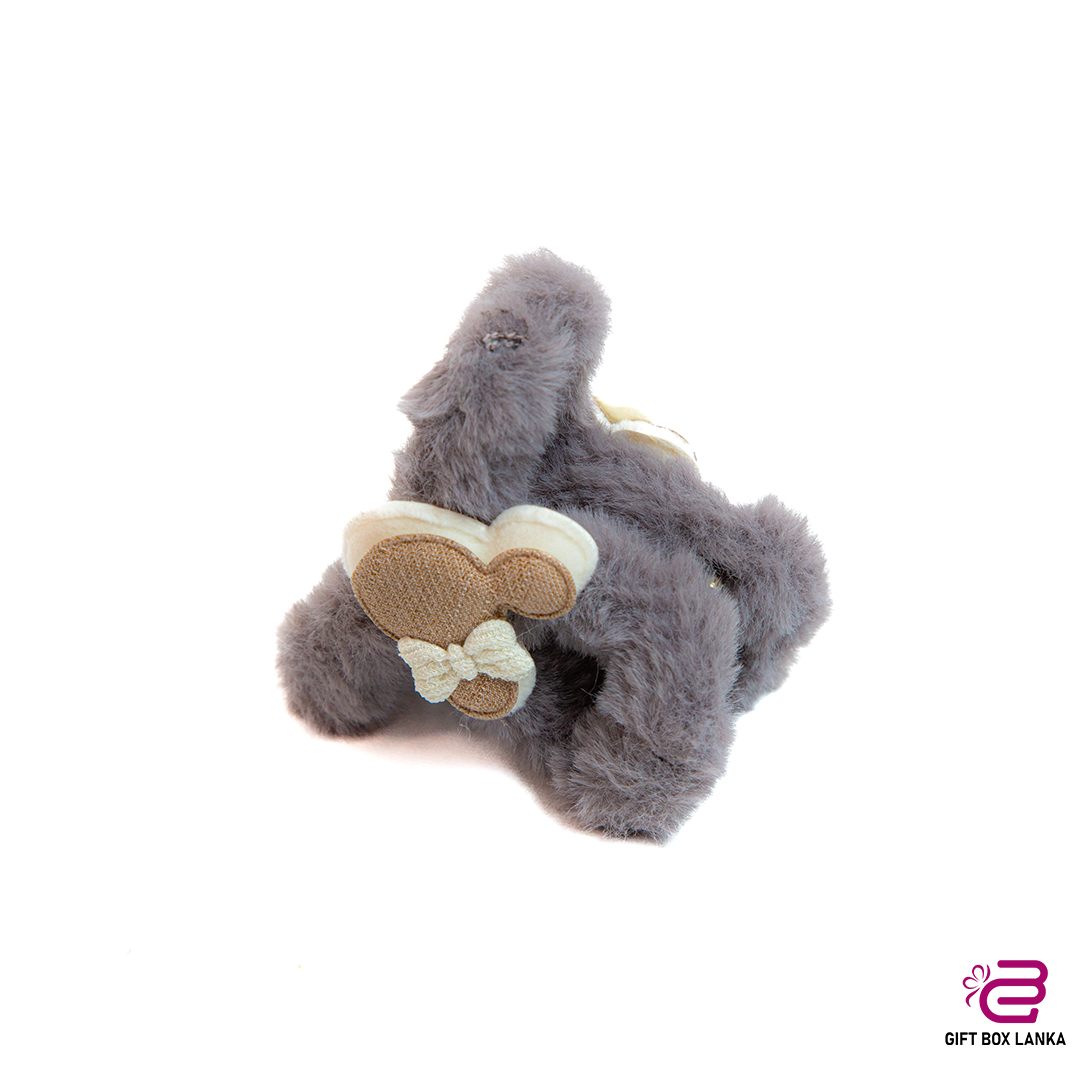 Cute Fluffy Hair Clips  (D- 1105)