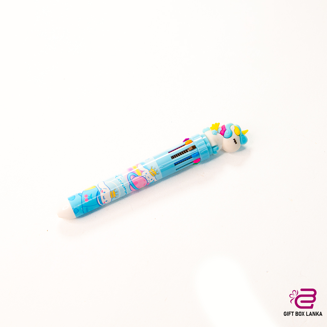 10 Color Unicorn Ballpoint Pen (D- 793)