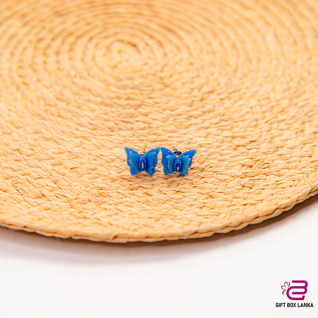 Butterfly Glitter Earring (D- 950)