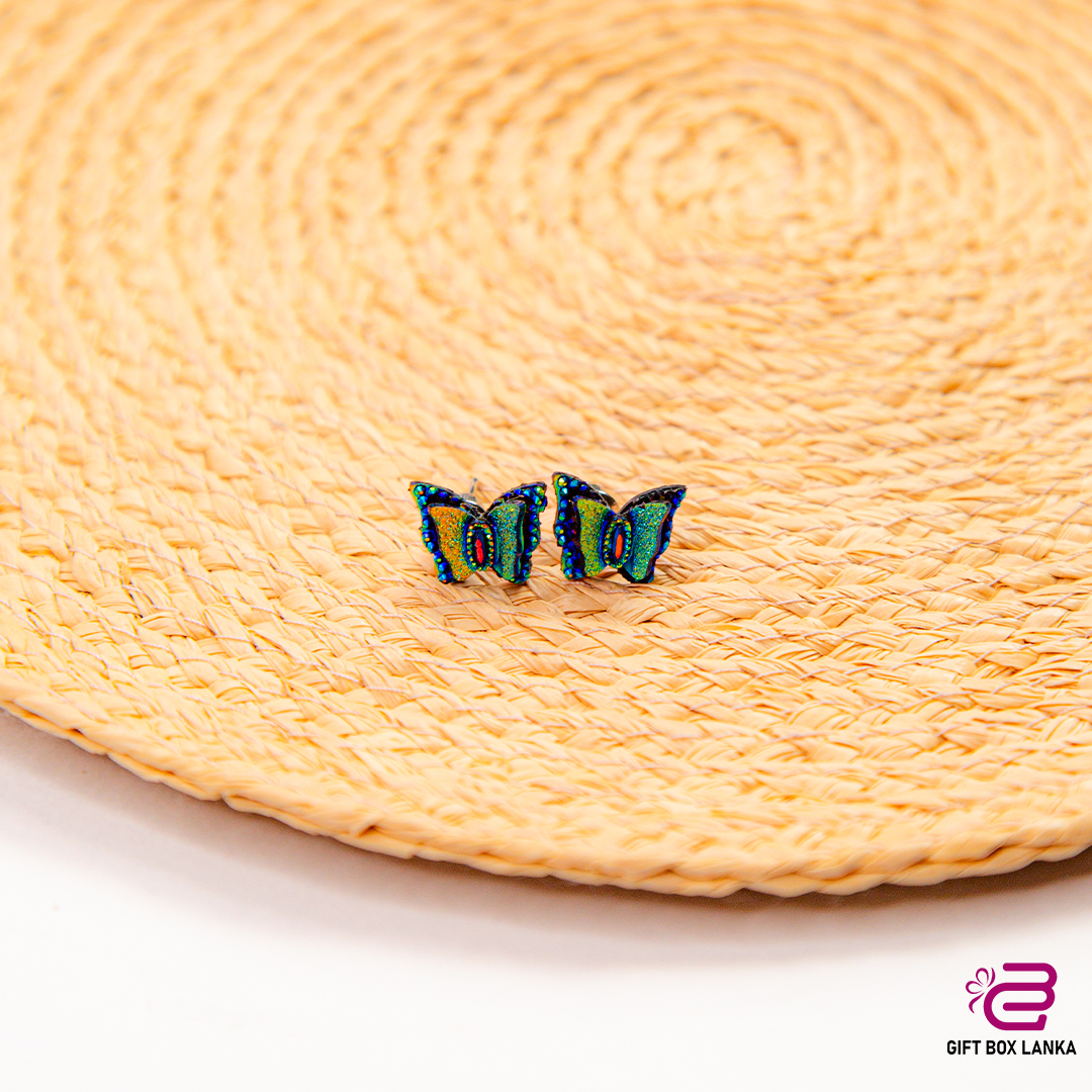 Butterfly Glitter Earring (D- 950)