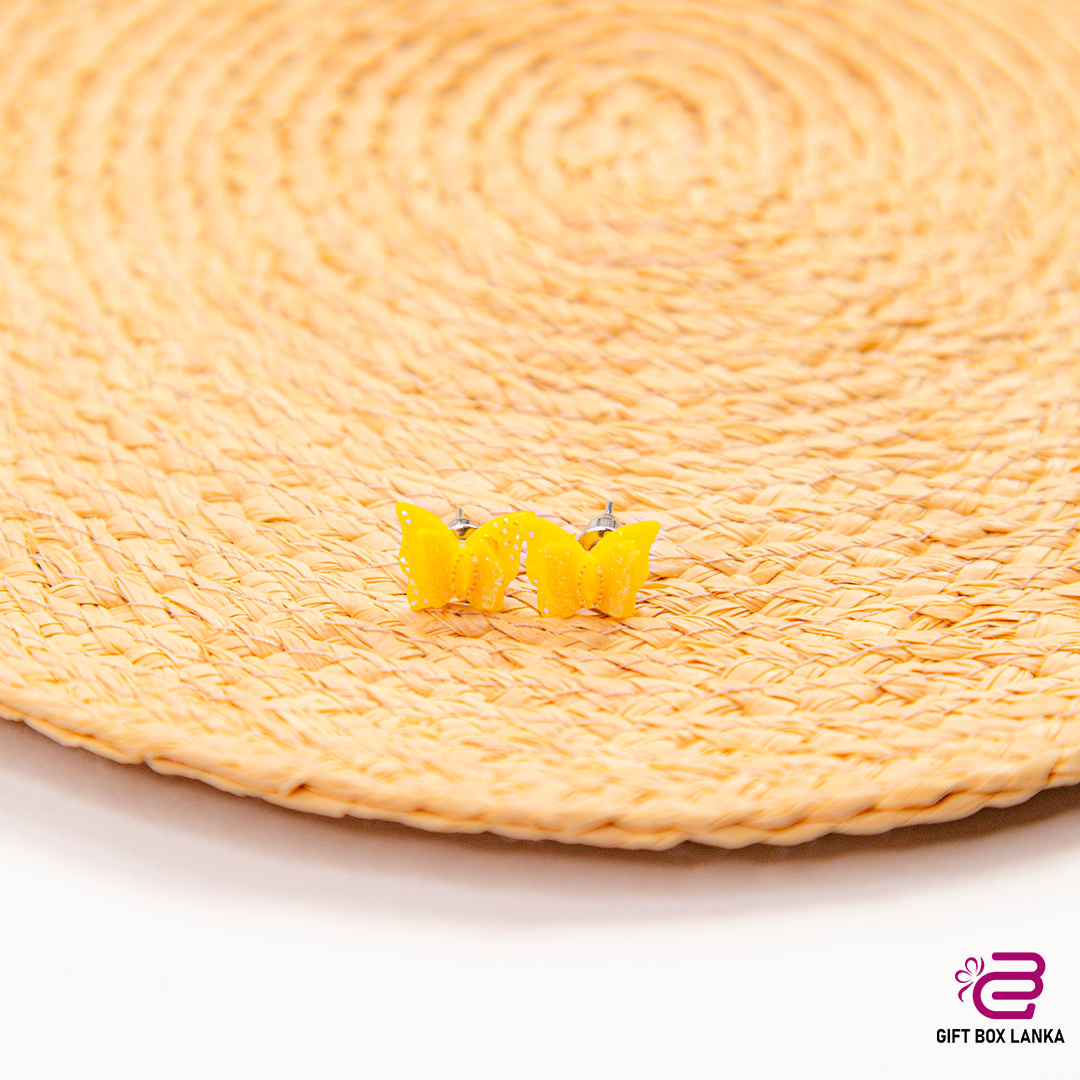 Butterfly Glitter Earring (D- 950)