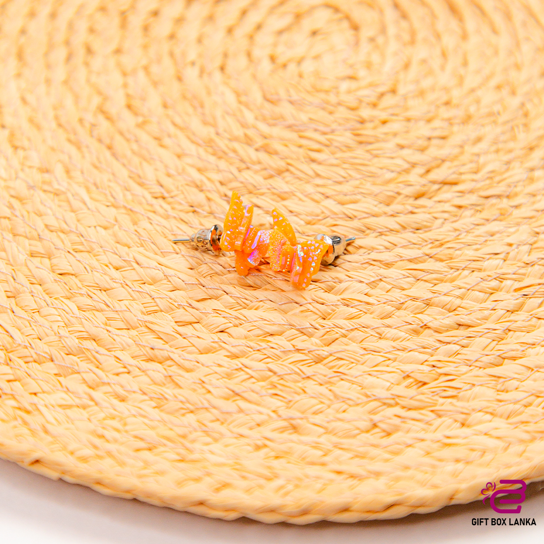 Butterfly Glitter Earring (D- 950)