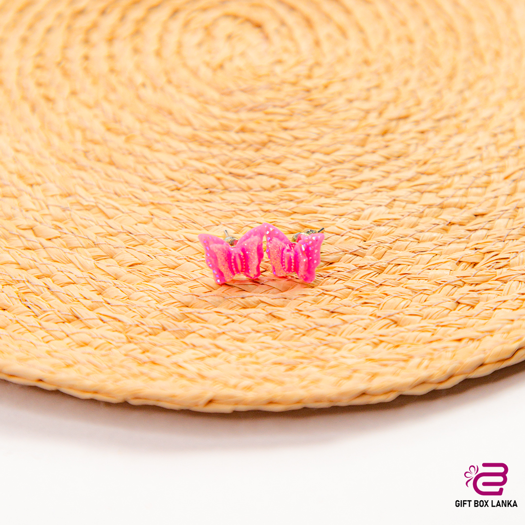 Butterfly Glitter Earring (D- 950)