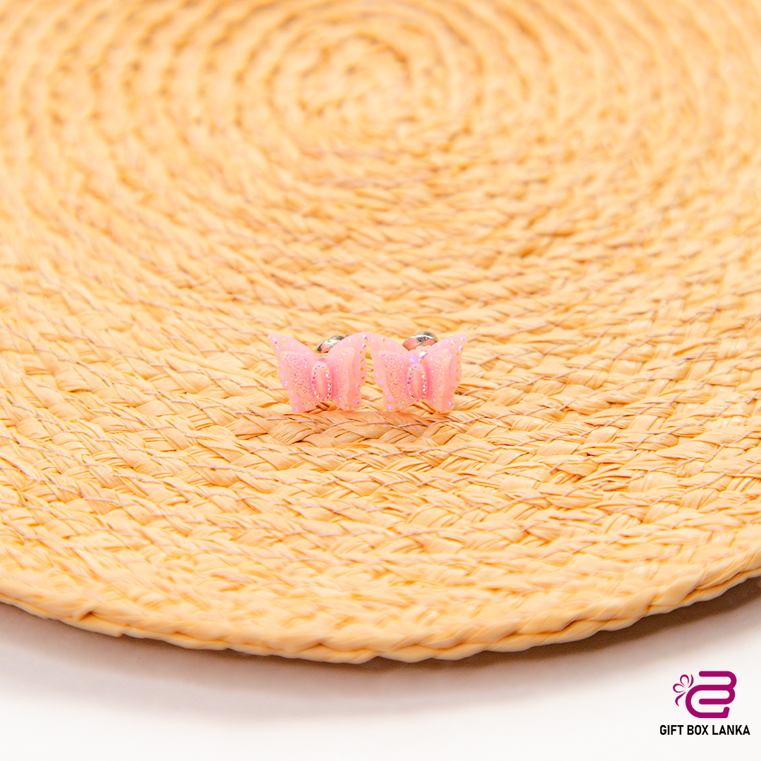 Butterfly Glitter Earring (D- 950)