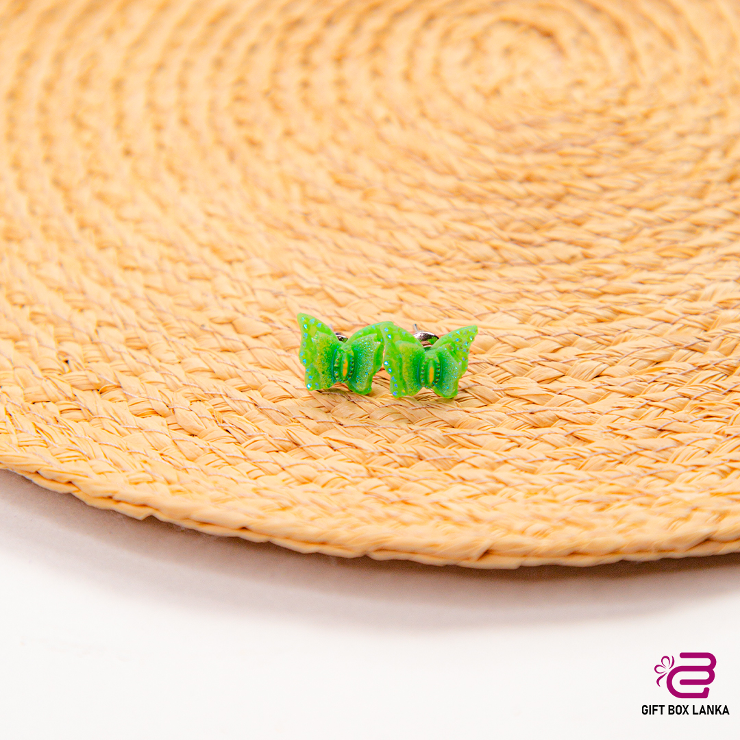 Butterfly Glitter Earring (D- 950)