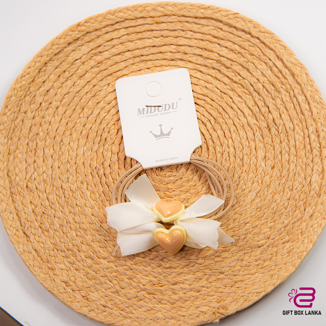 Heart 2pcs Hair Bool  (D- 243)