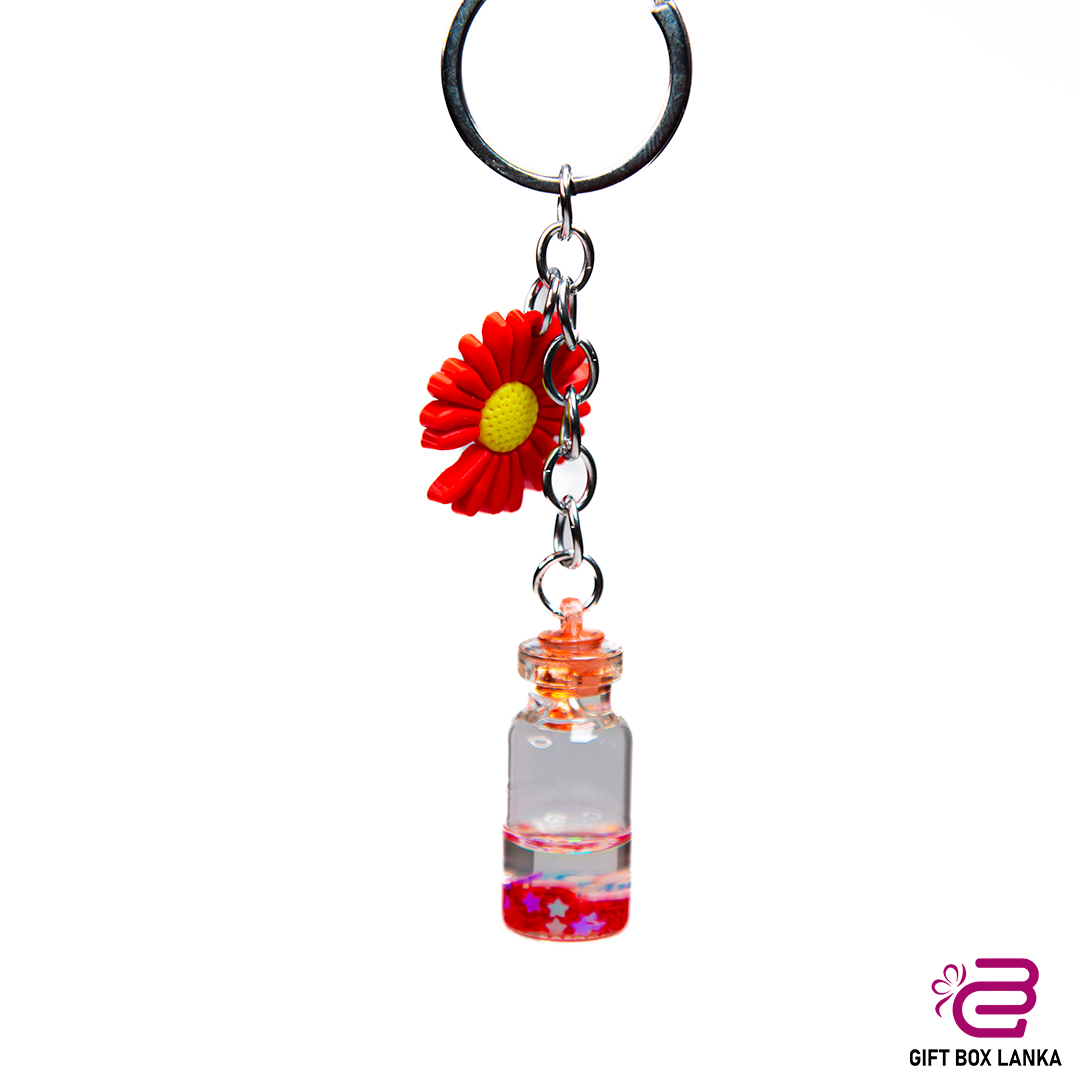 Cute Flower Keytag