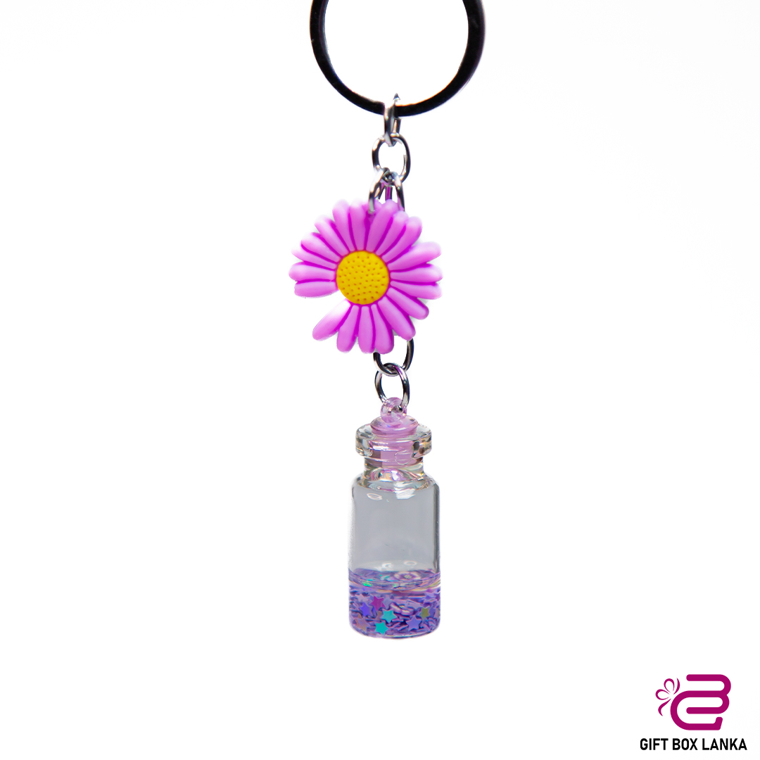 Cute Flower Keytag