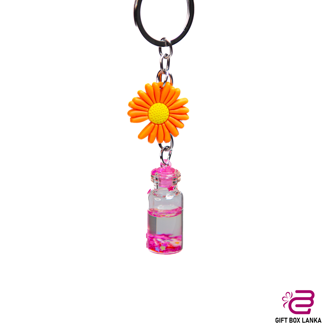 Cute Flower Keytag