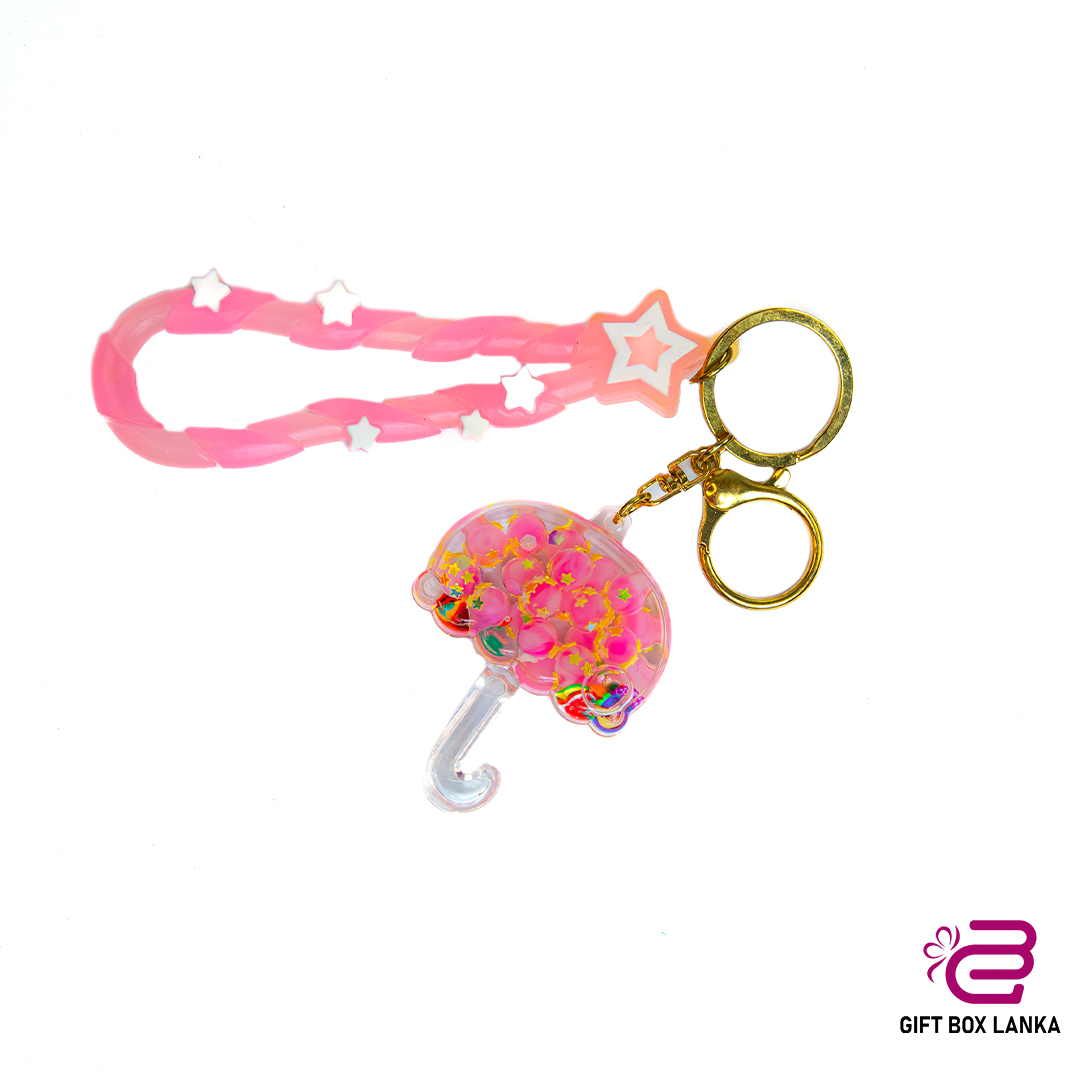 Cute Umbrella Keytag