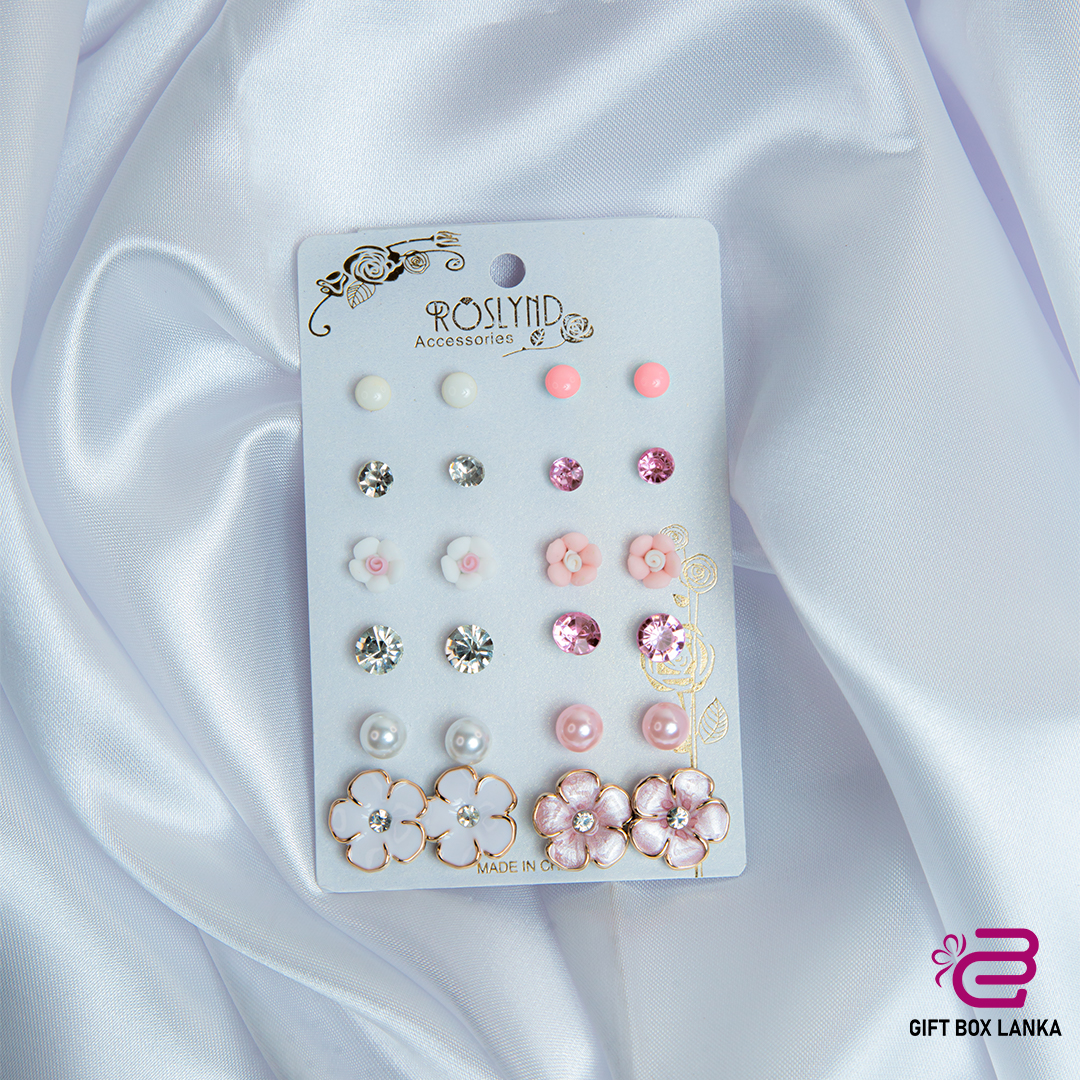 12pcs Fashionable Earring Set