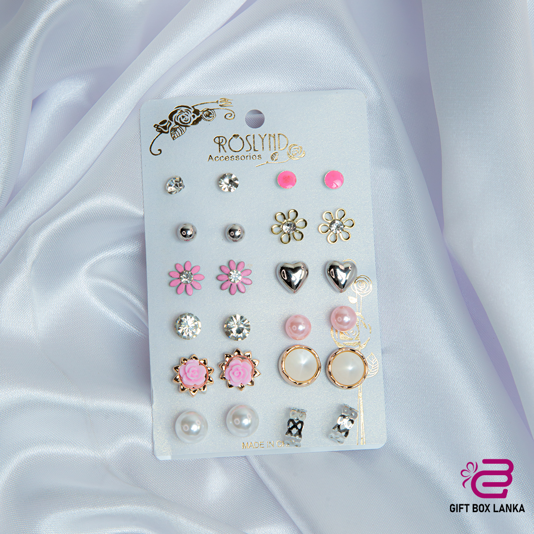 12pcs Fashionable Earring Set