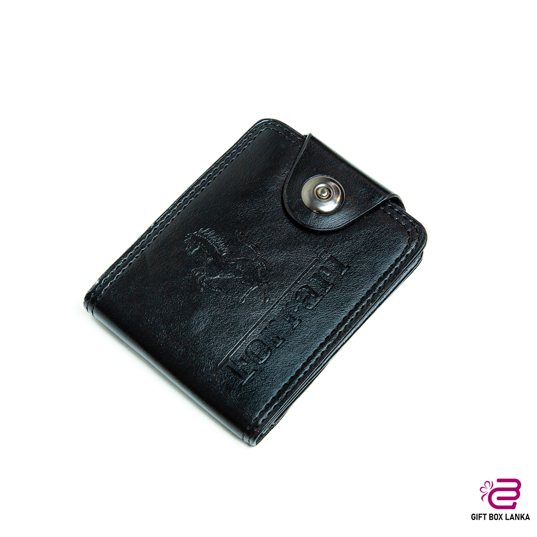 Ferrari Button Lock Men Wallet (D- 1238)