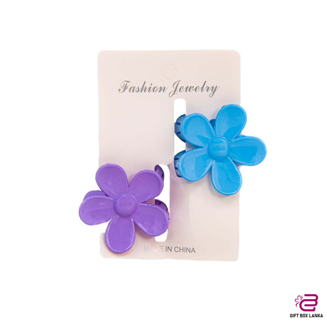 Flower 2pcs Hair Clip Set