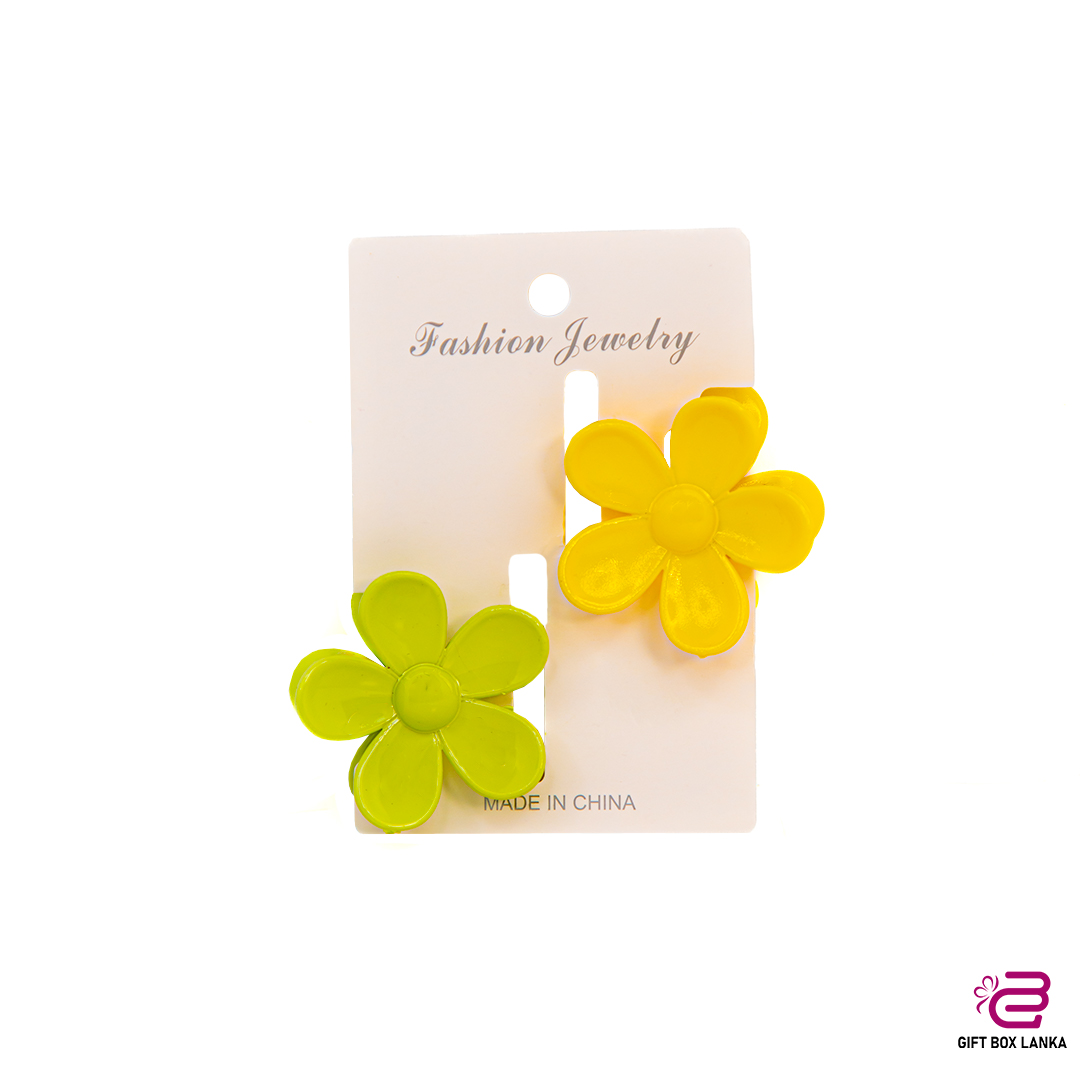 Flower 2pcs Hair Clip Set