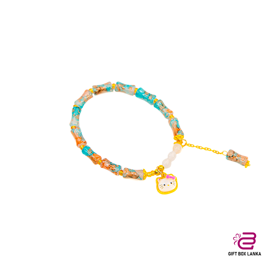 Hello Kitty Bead Bracelet (D- 1001)