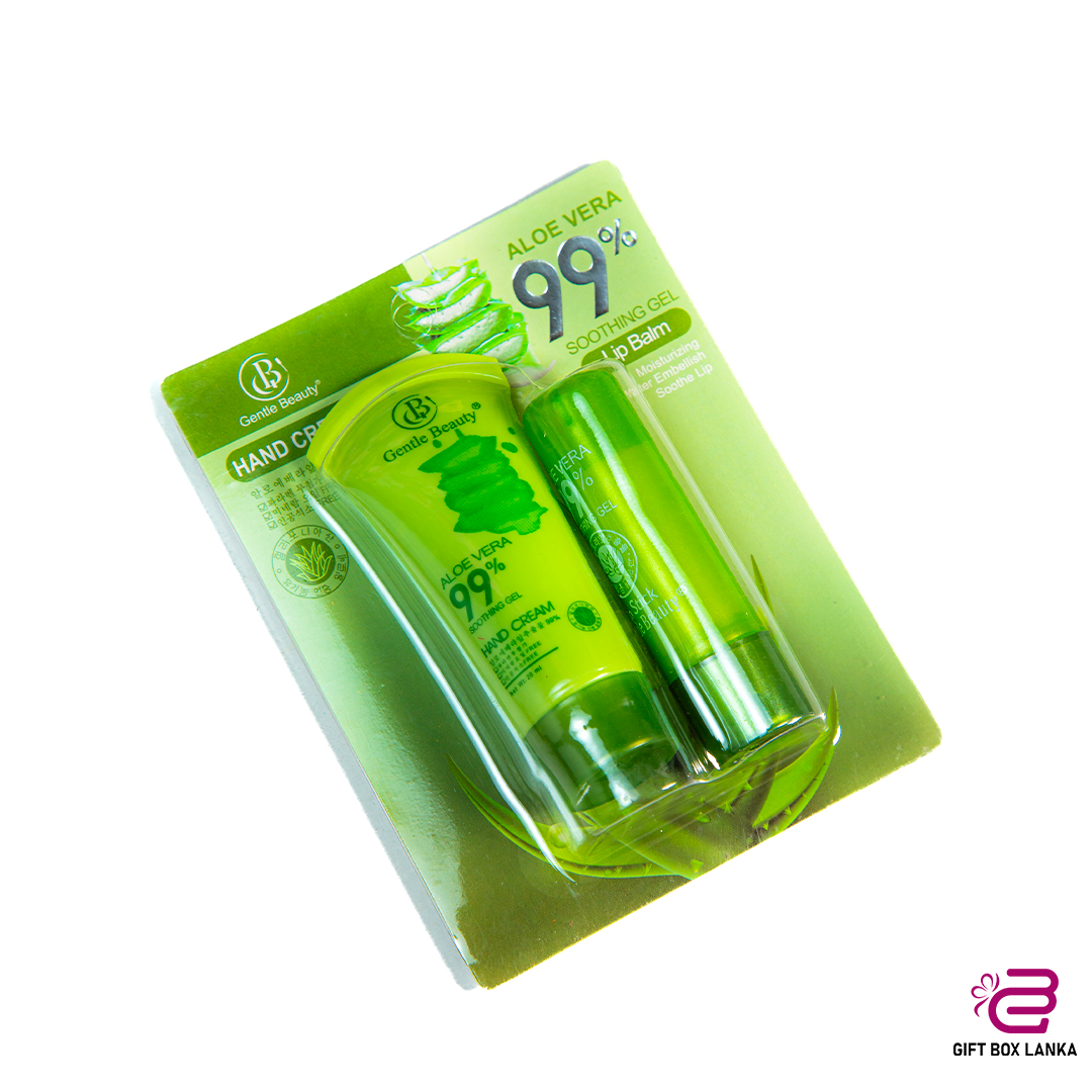 Soothing Gel Lip Balm & Hand Cream Pack (D- 1359)