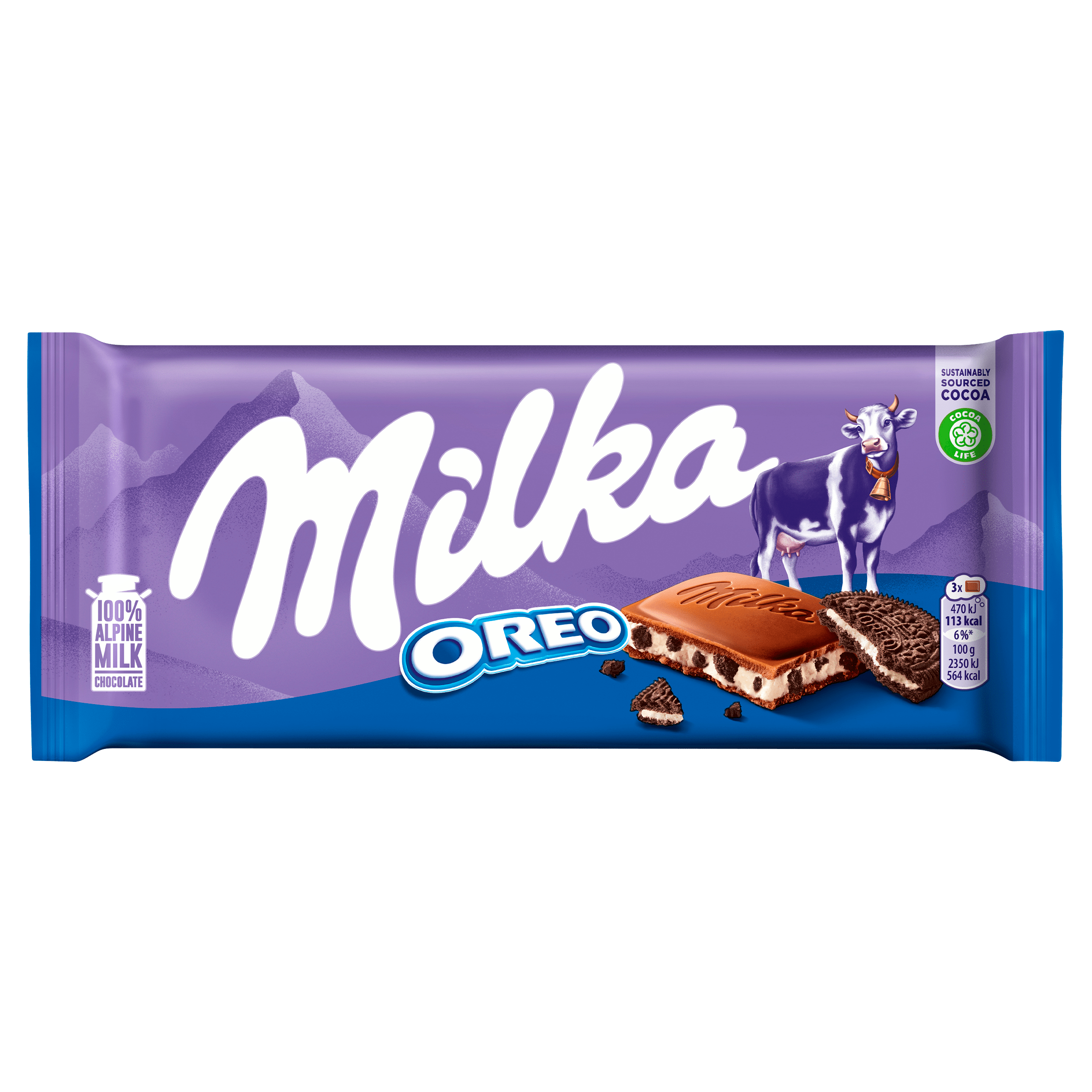 Milka Oreo Chocolate bar 100g