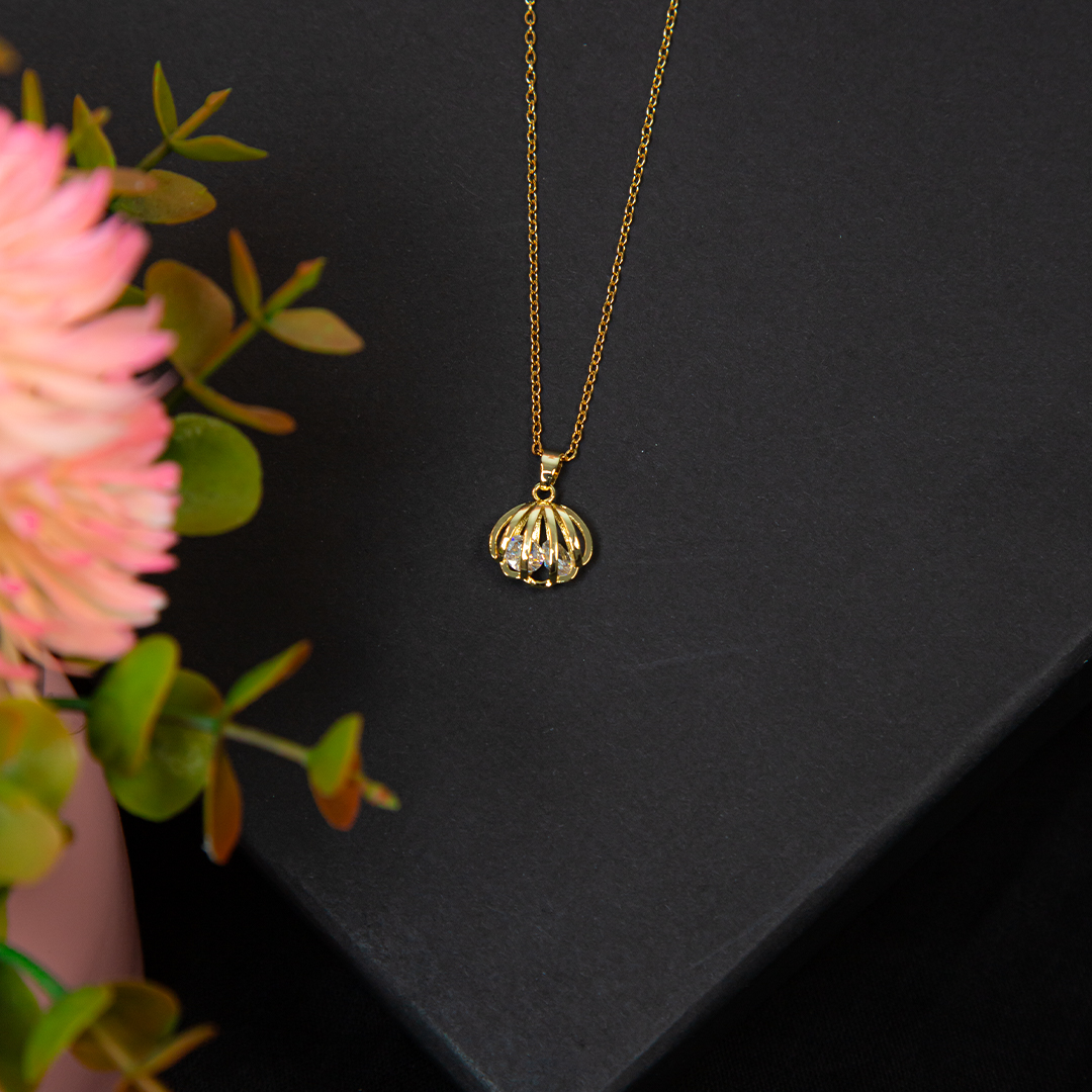 Stainless Steel Gold Necklace - No 6