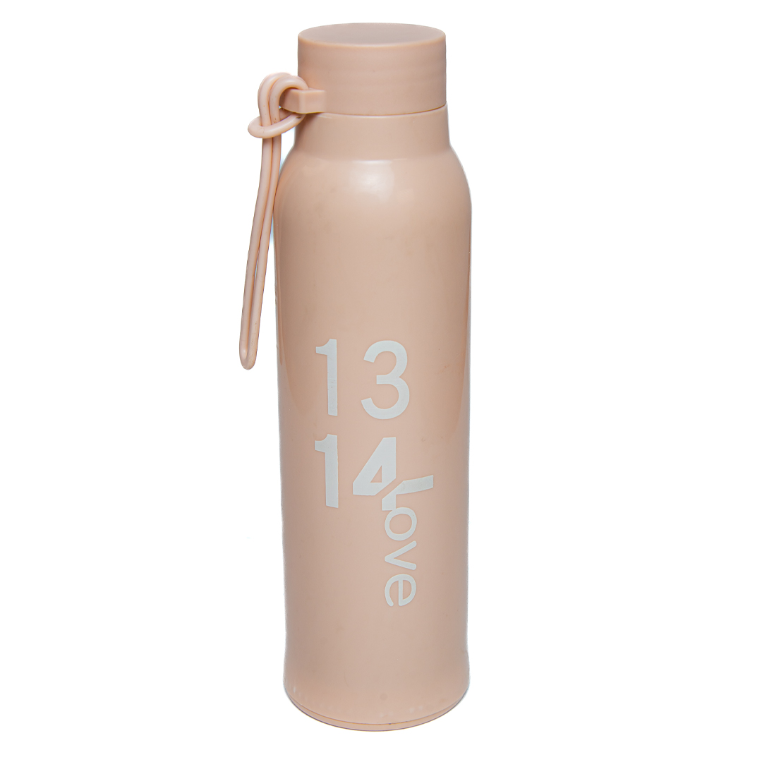 Cream Pink Water Bottel [D- 973]