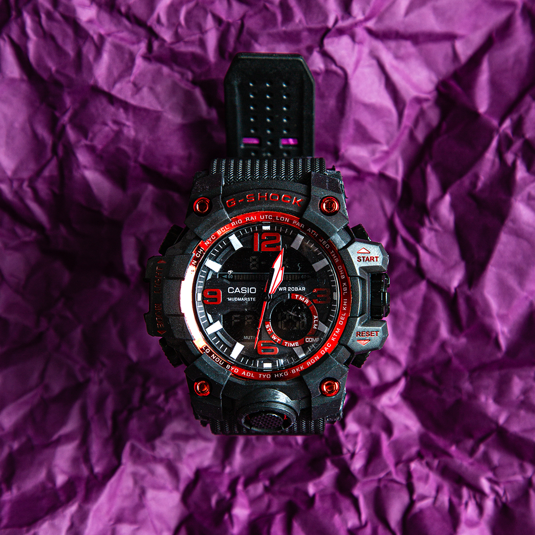 G Shock Red Digital Men Watch (D- 691)