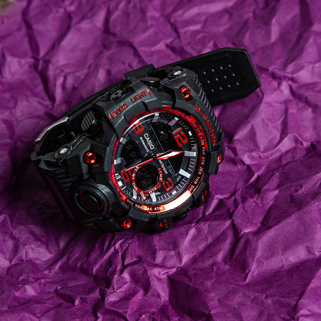 G Shock Red Digital Men Watch (D- 691)
