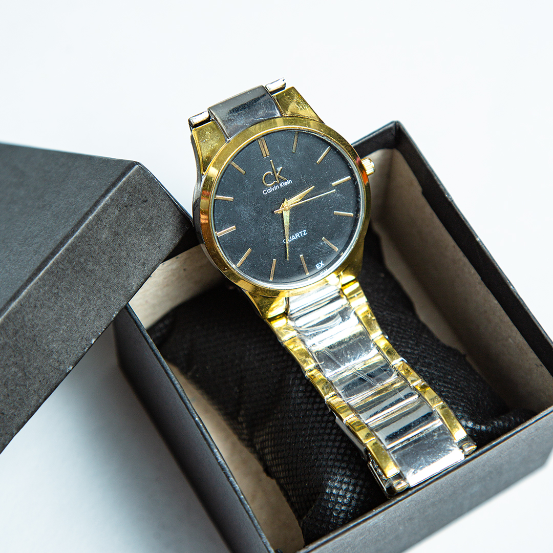CK Gold & Silver Men Watch (D- 680)
