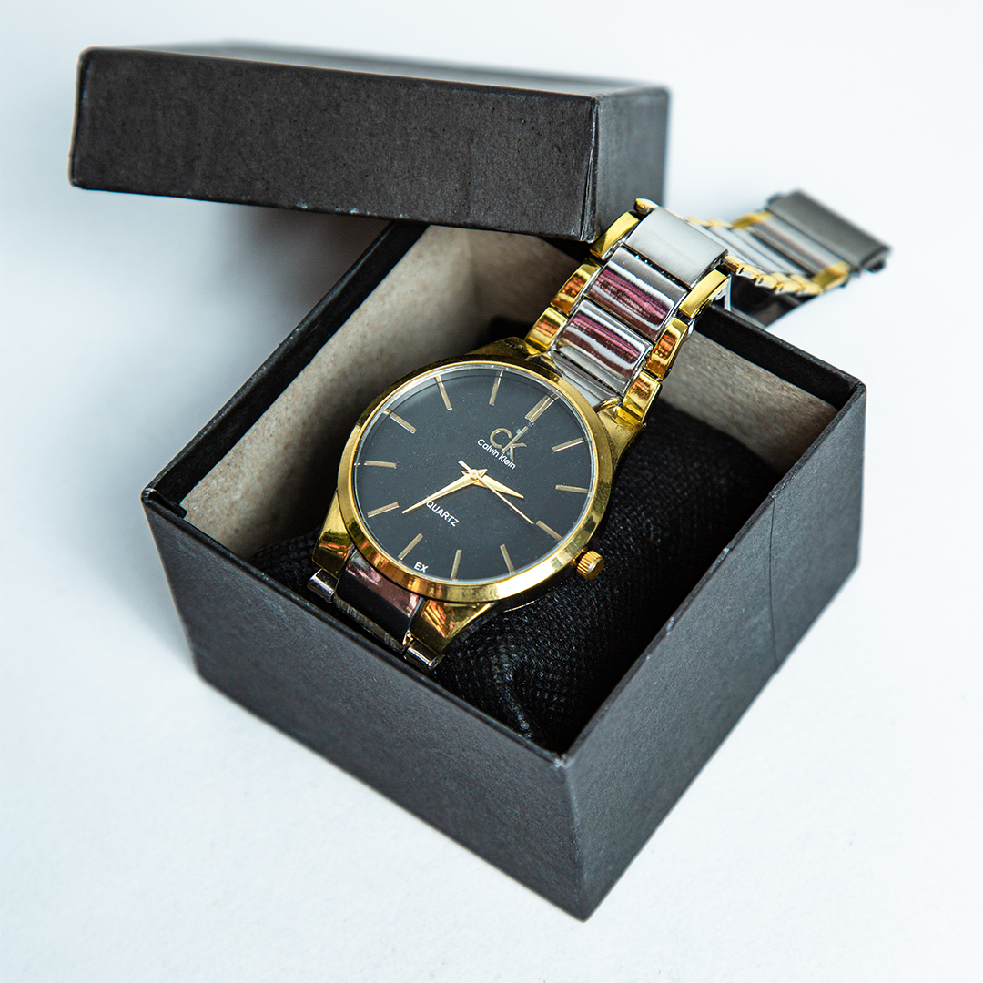 CK Gold & Silver Men Watch (D- 680)