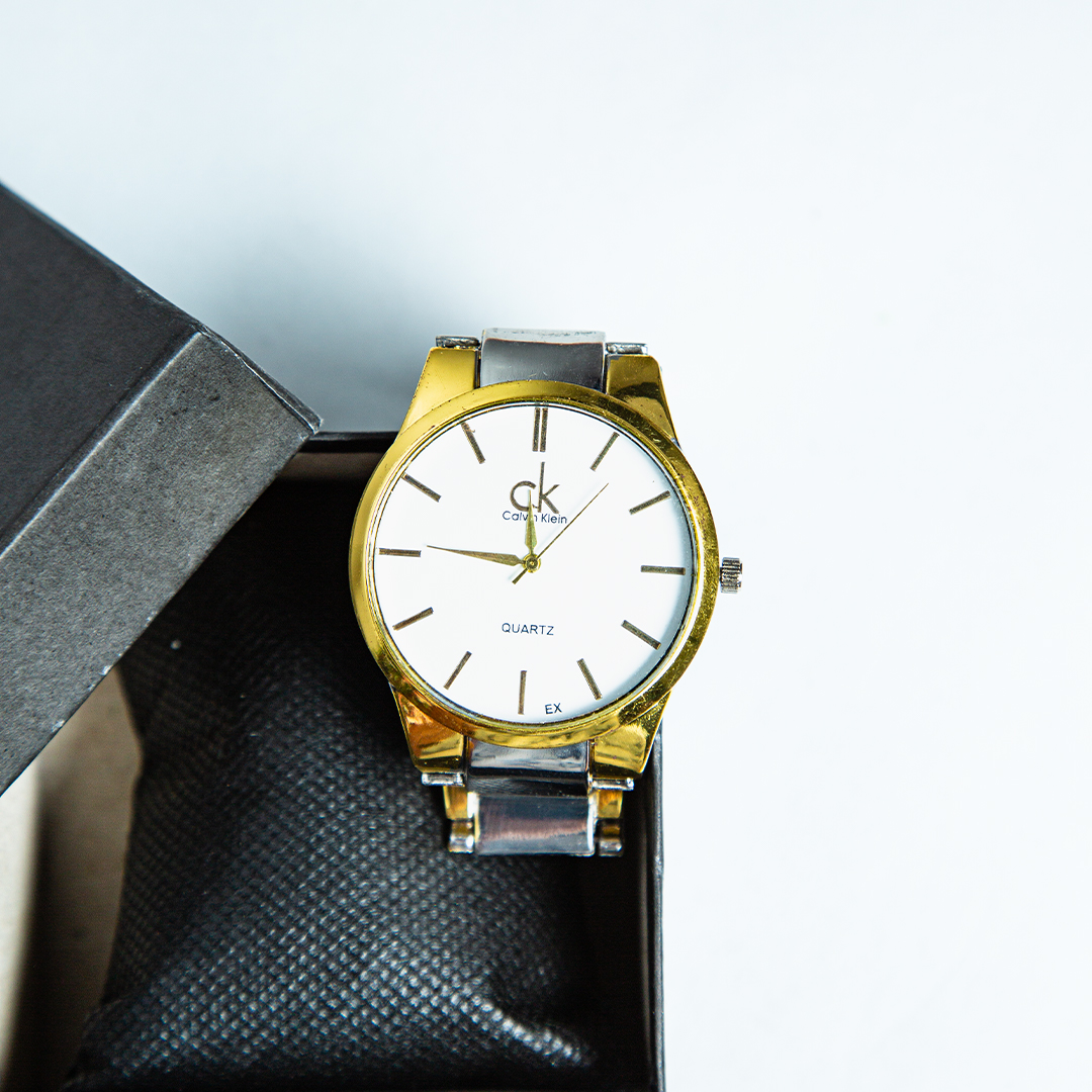 CK Gold & Silver Men Watch (D- 676)