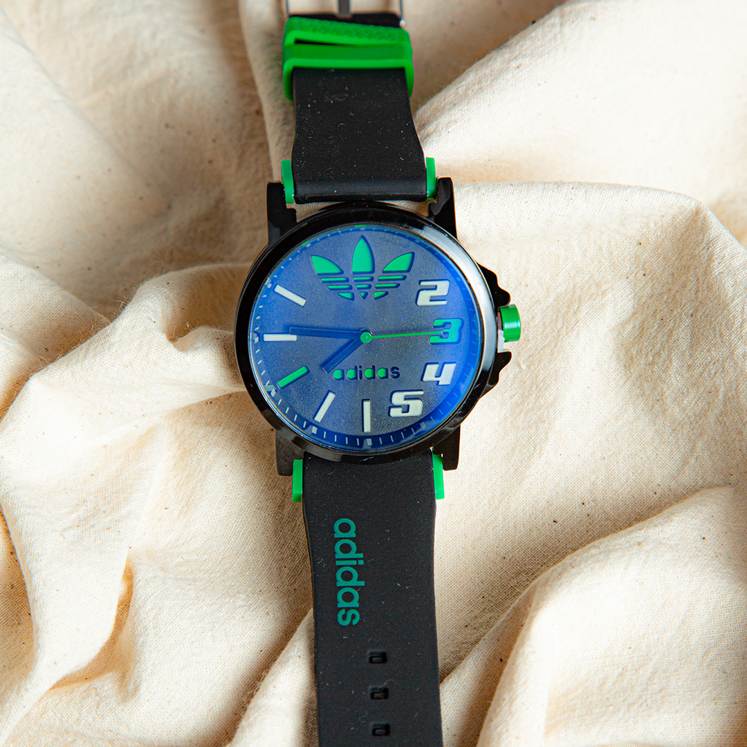 Adidas Green Men Watch (D- 647)