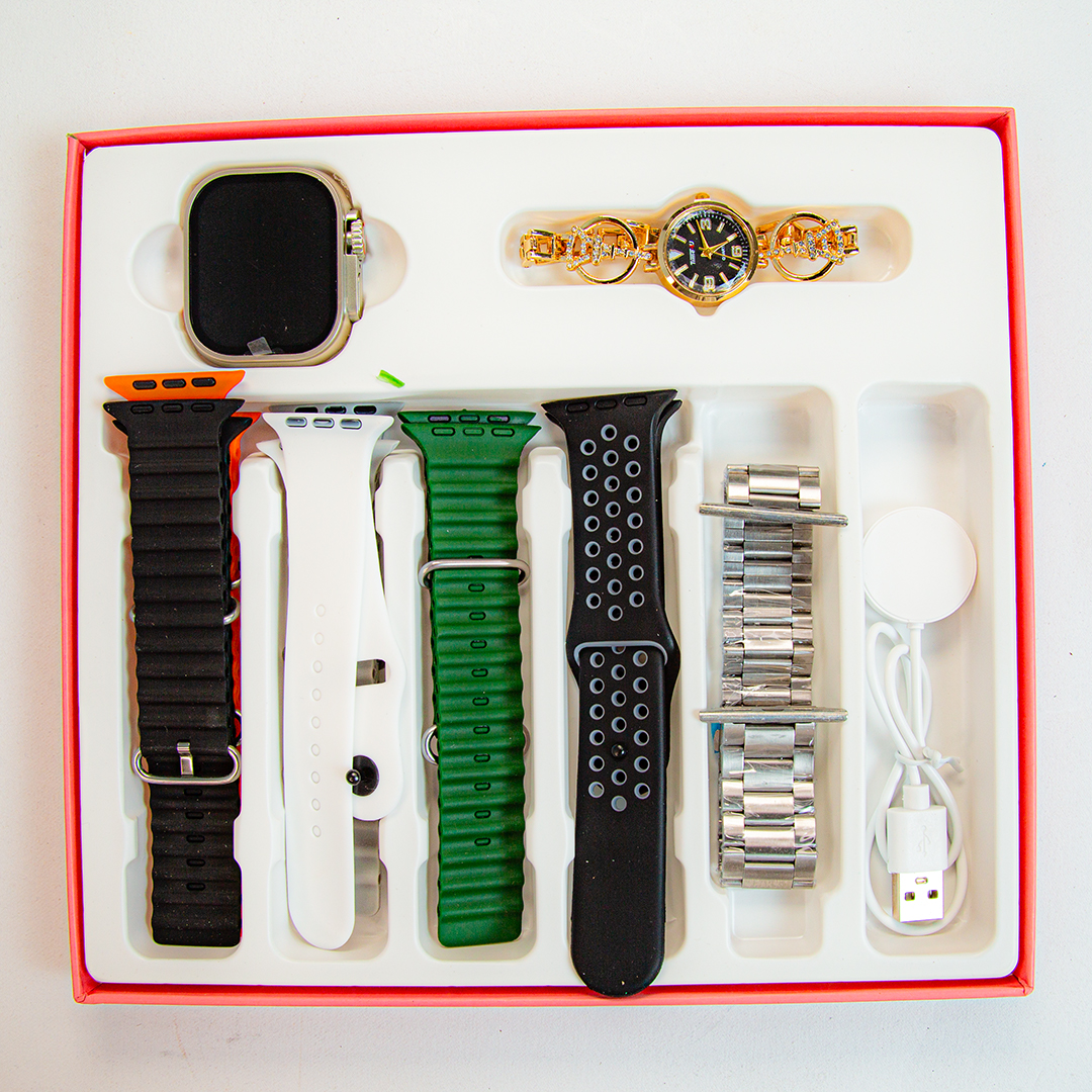 TK600 LADIES WATCH + 8 STRAP Smart Watch