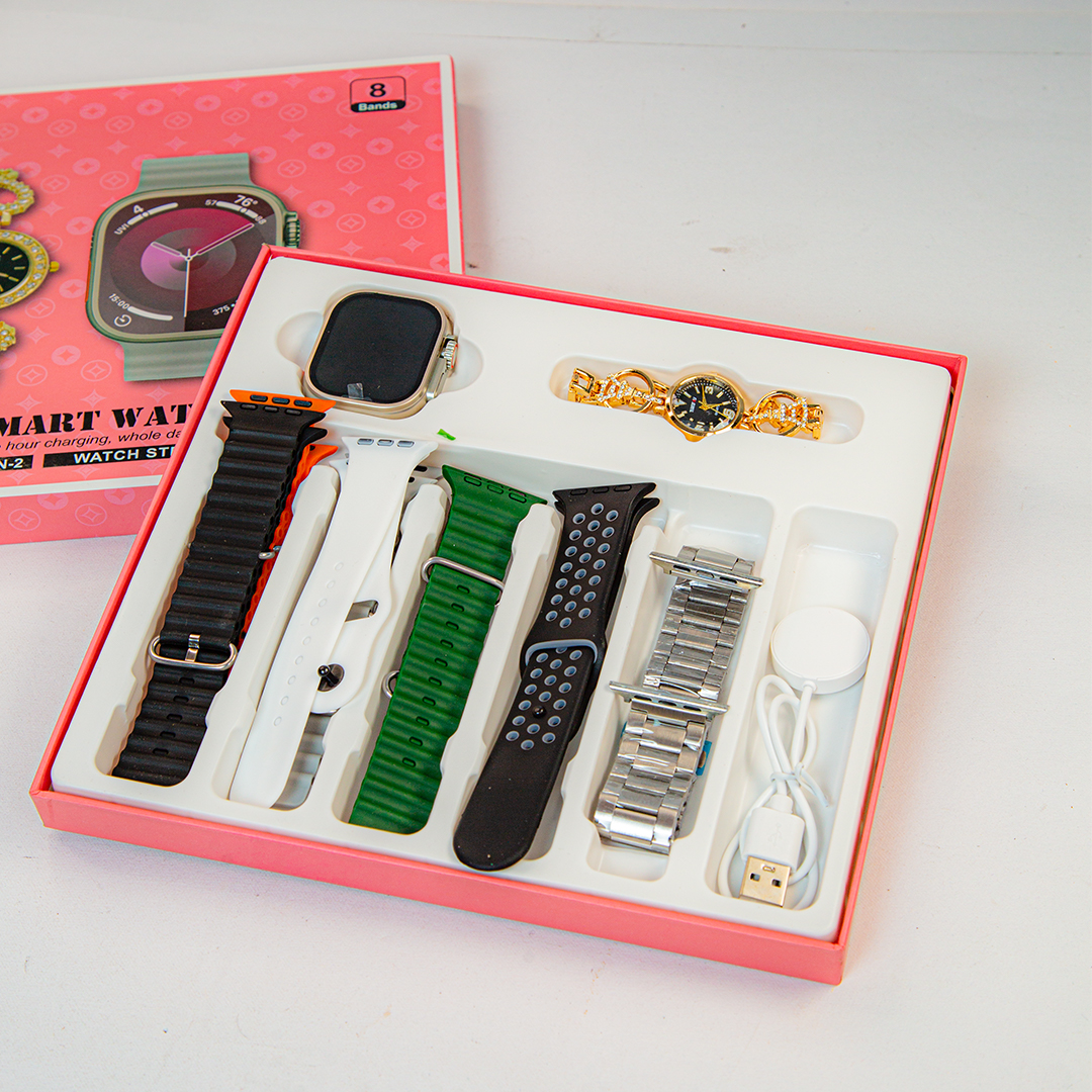 TK600 LADIES WATCH + 8 STRAP Smart Watch