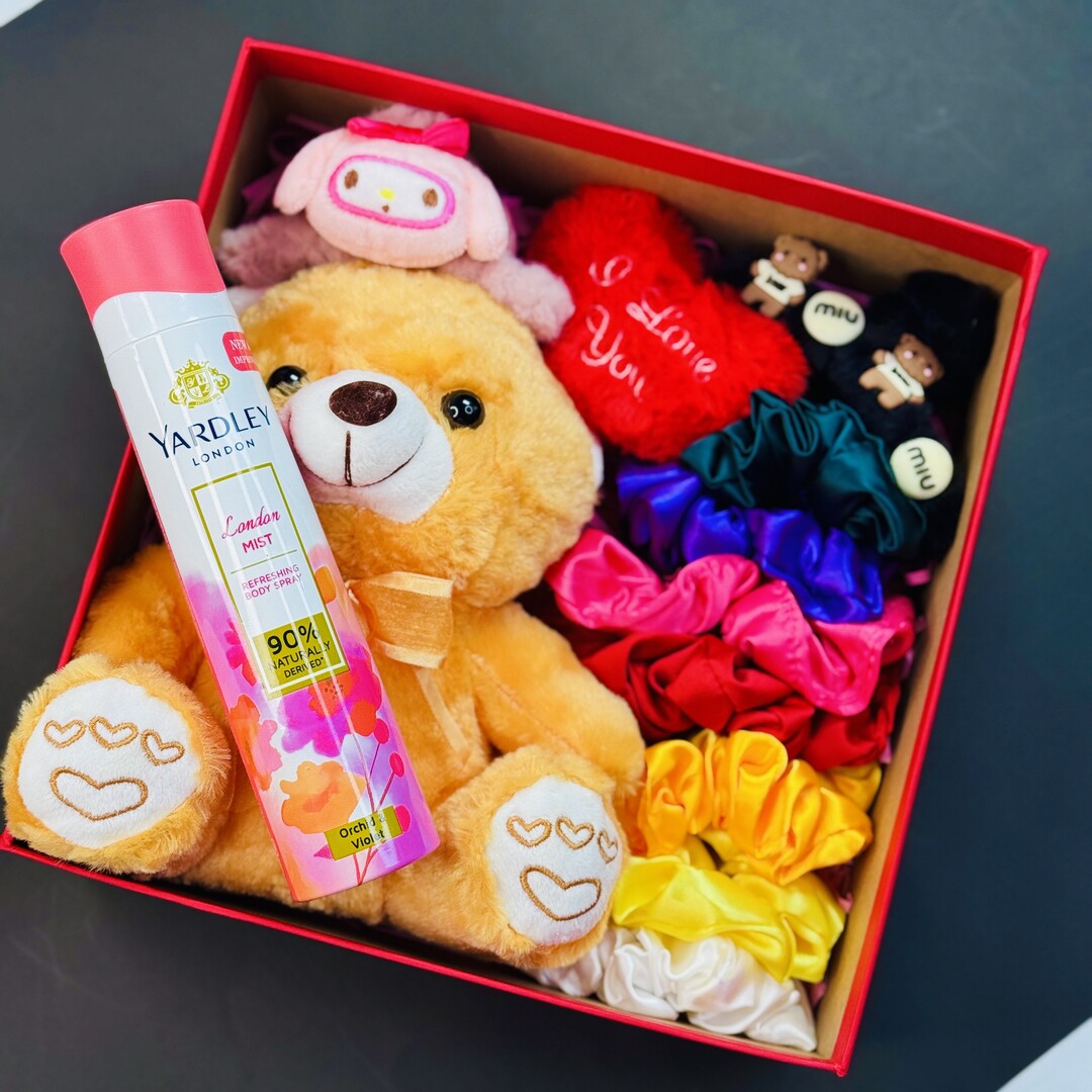 Teddy, Fragrance & Accessories  Gift Box