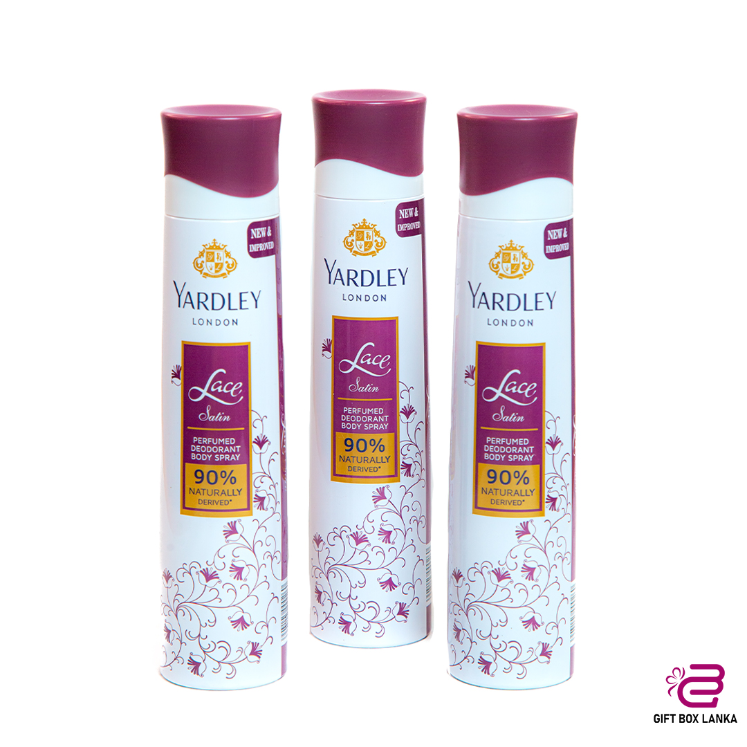 YARDLEY London Body Spray -Lace Satin