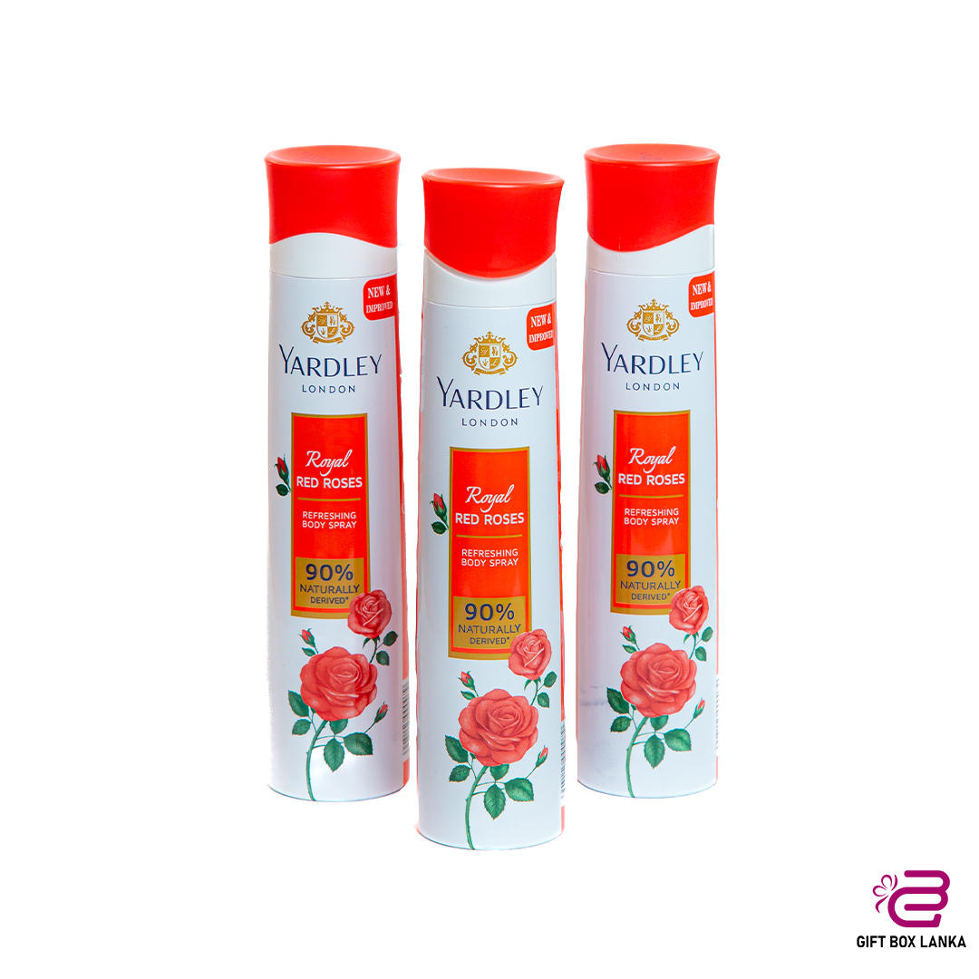 YARDLEY London Body Spray- Royal Red Rose
