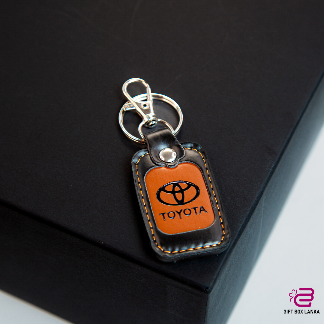 Quality Leather Vehical Keytag -TOYOTA