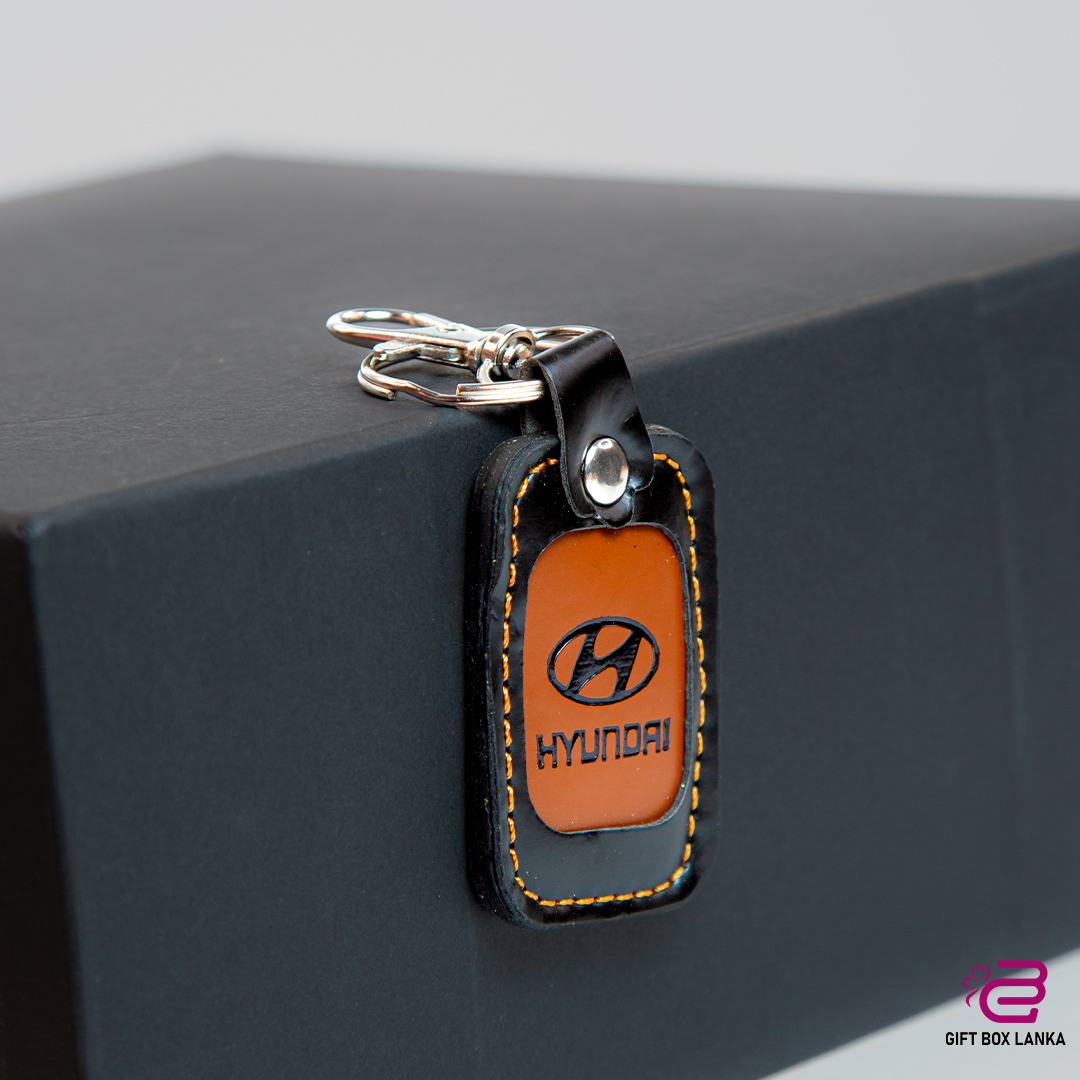 Quality Leather Vehical Keytag -HYUNDAI