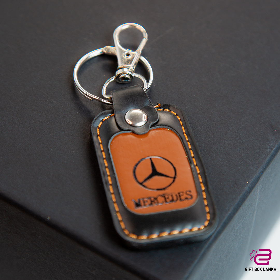 Quality Leather Vehical Keytag -MERCEDES