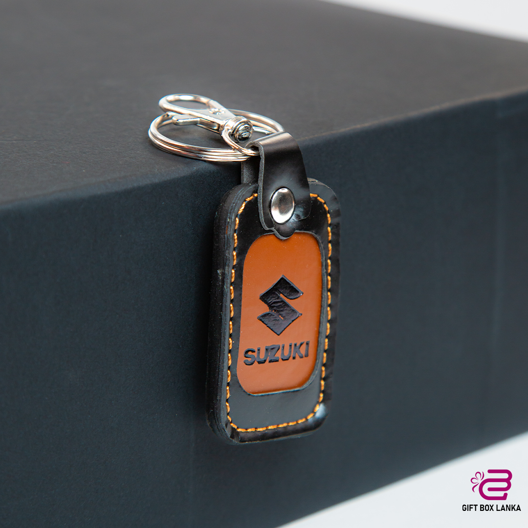 Quality Leather Vehical Keytag -SUZUKI