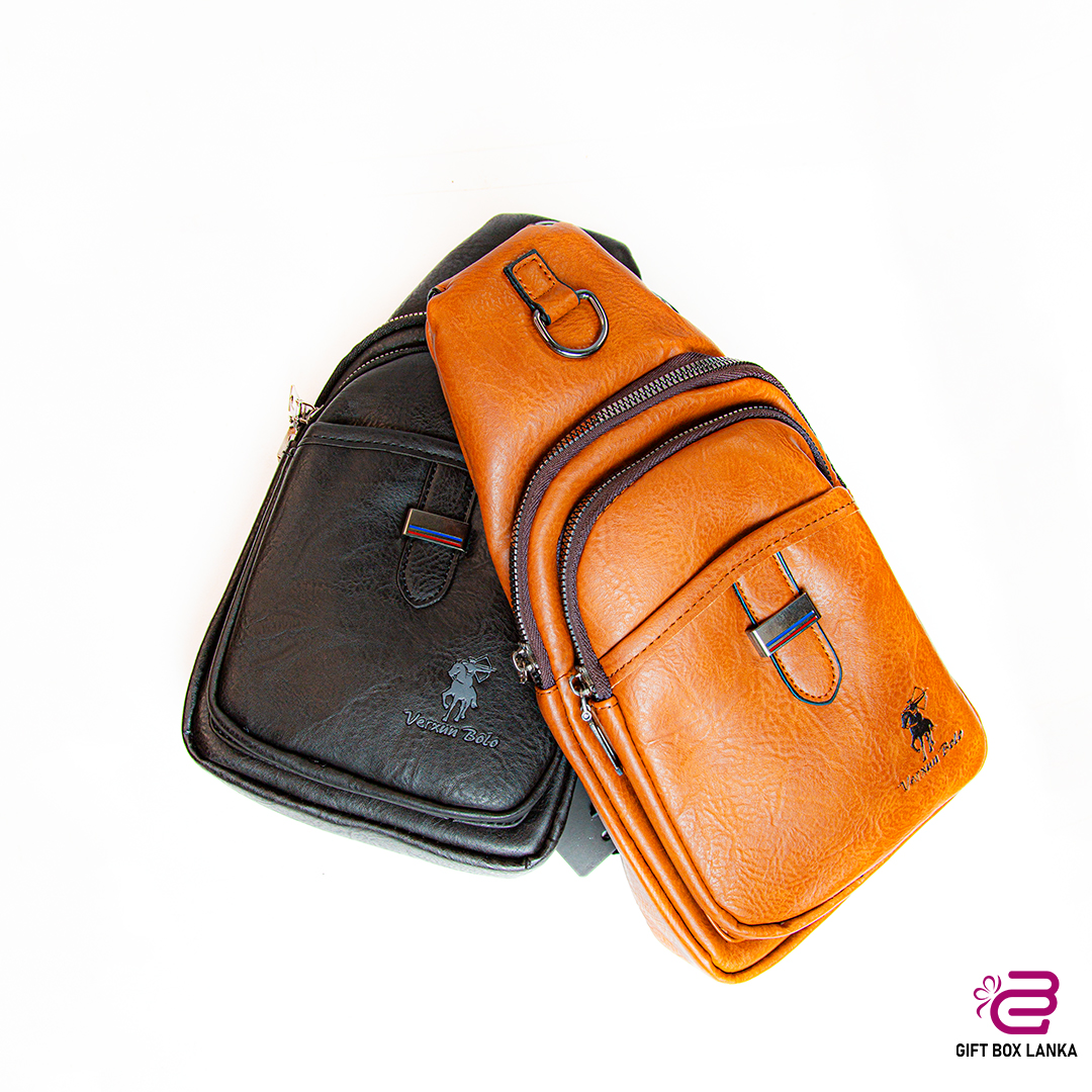 Men Leather Cross Body Bag  (D- 1117)