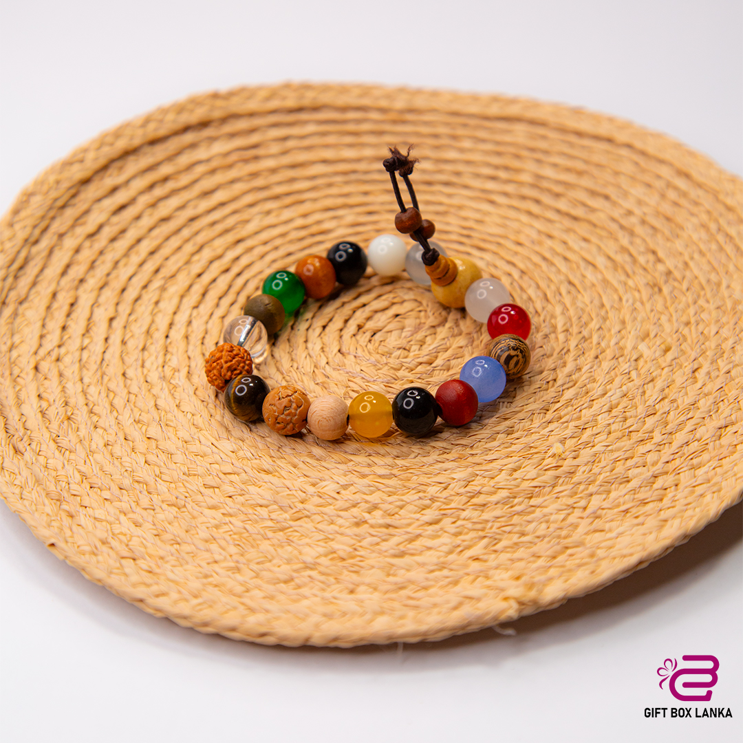Multicolor Men Bead Bracelet (D- 1073)