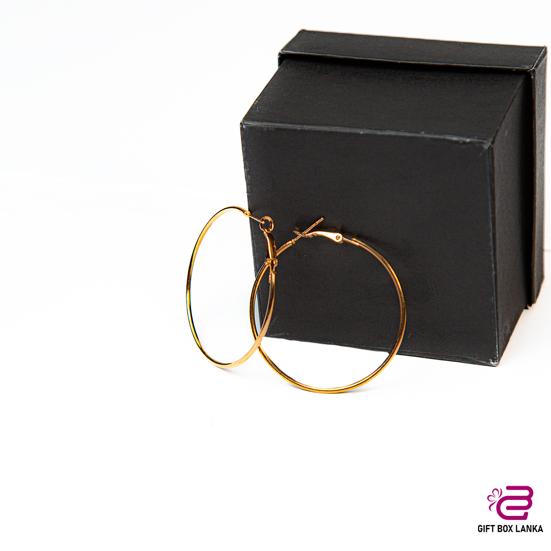 Gold Hoop Earrings (D- 63)