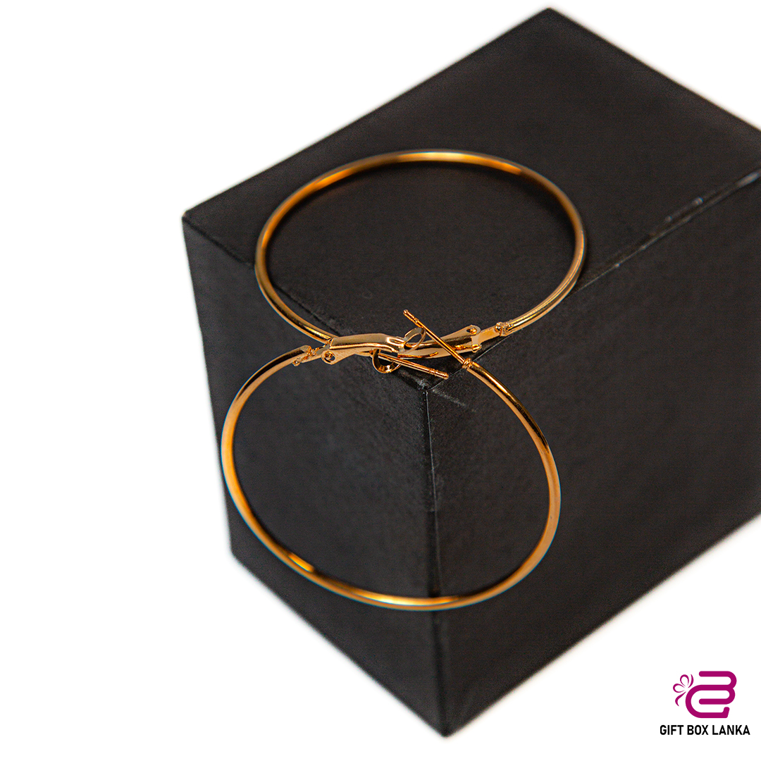 Gold Hoop Earrings (D- 63)