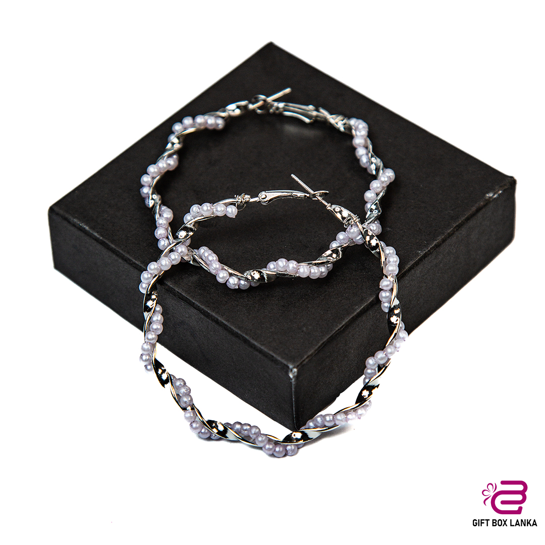 Silver Pearl Earrings  (D- 61)