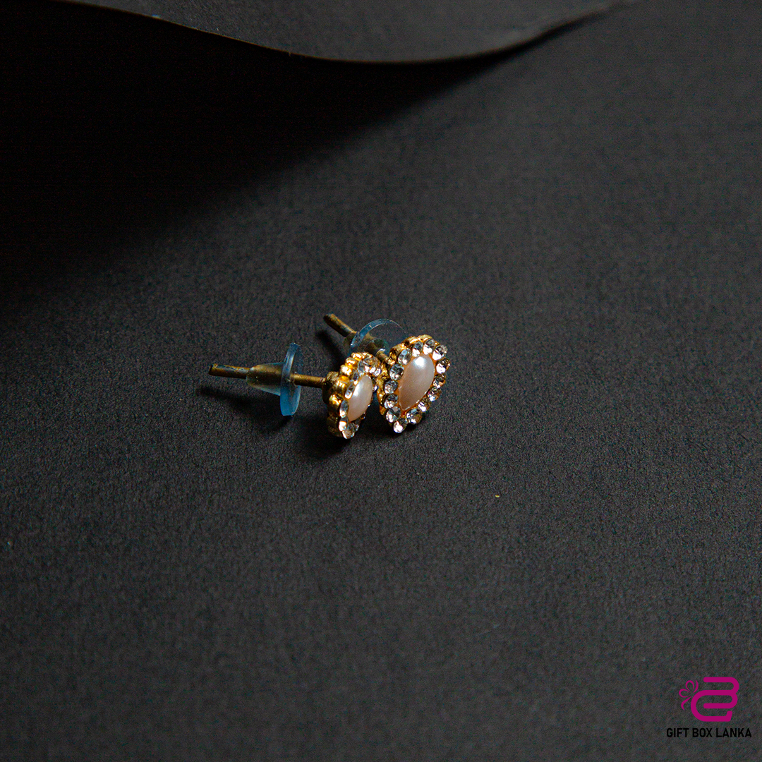 Pink Pearl Earrings (D- 130)