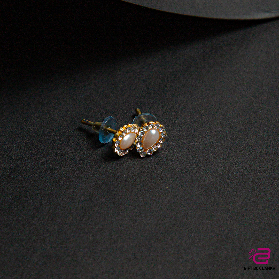 Pink Pearl Earrings (D- 130)